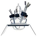 Laboratory Fermenter-Bioreactor 0.4 l vessel Laboratory Fermenter-Bioreactor 0.4 l vessel